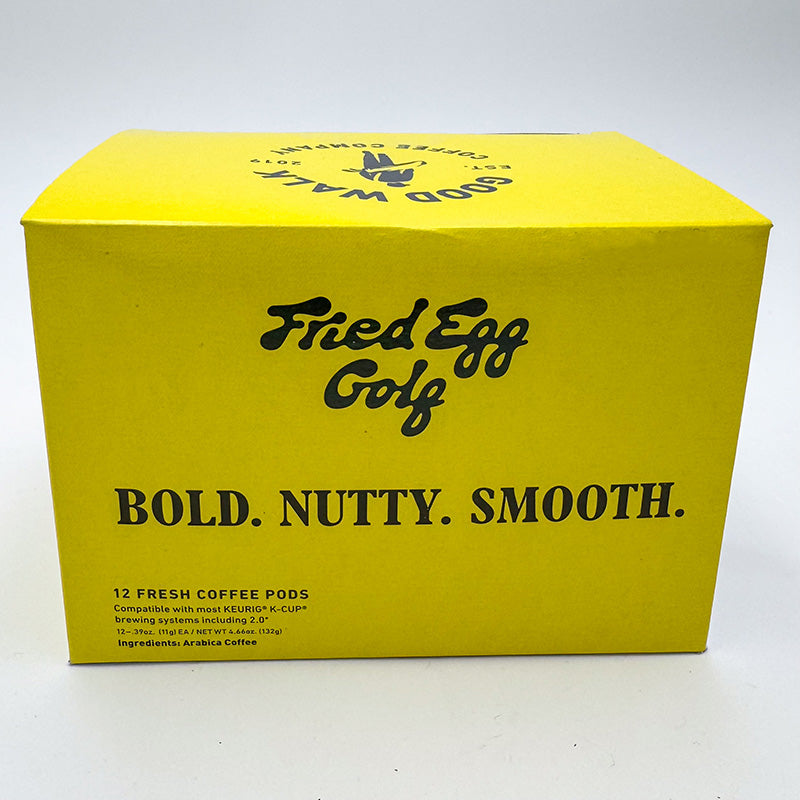 Fried Egg Golf Brazilian Dark Roast K-Cup Pods