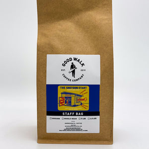 5 Pound Staff Bag - The Shotgun Start Blend Medium-Dark Roast